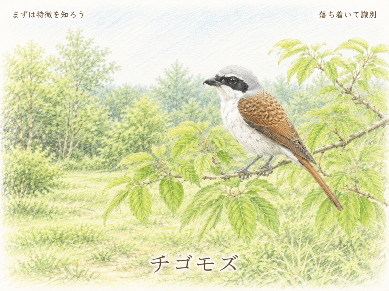チゴモズを探す前に知っておきたいこと