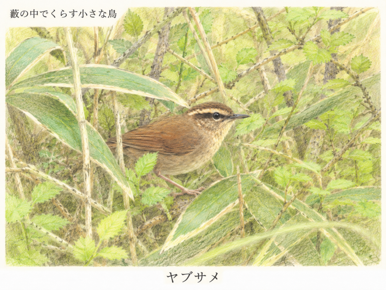 ヤブサメとは？藪の中で暮らす小さな野鳥