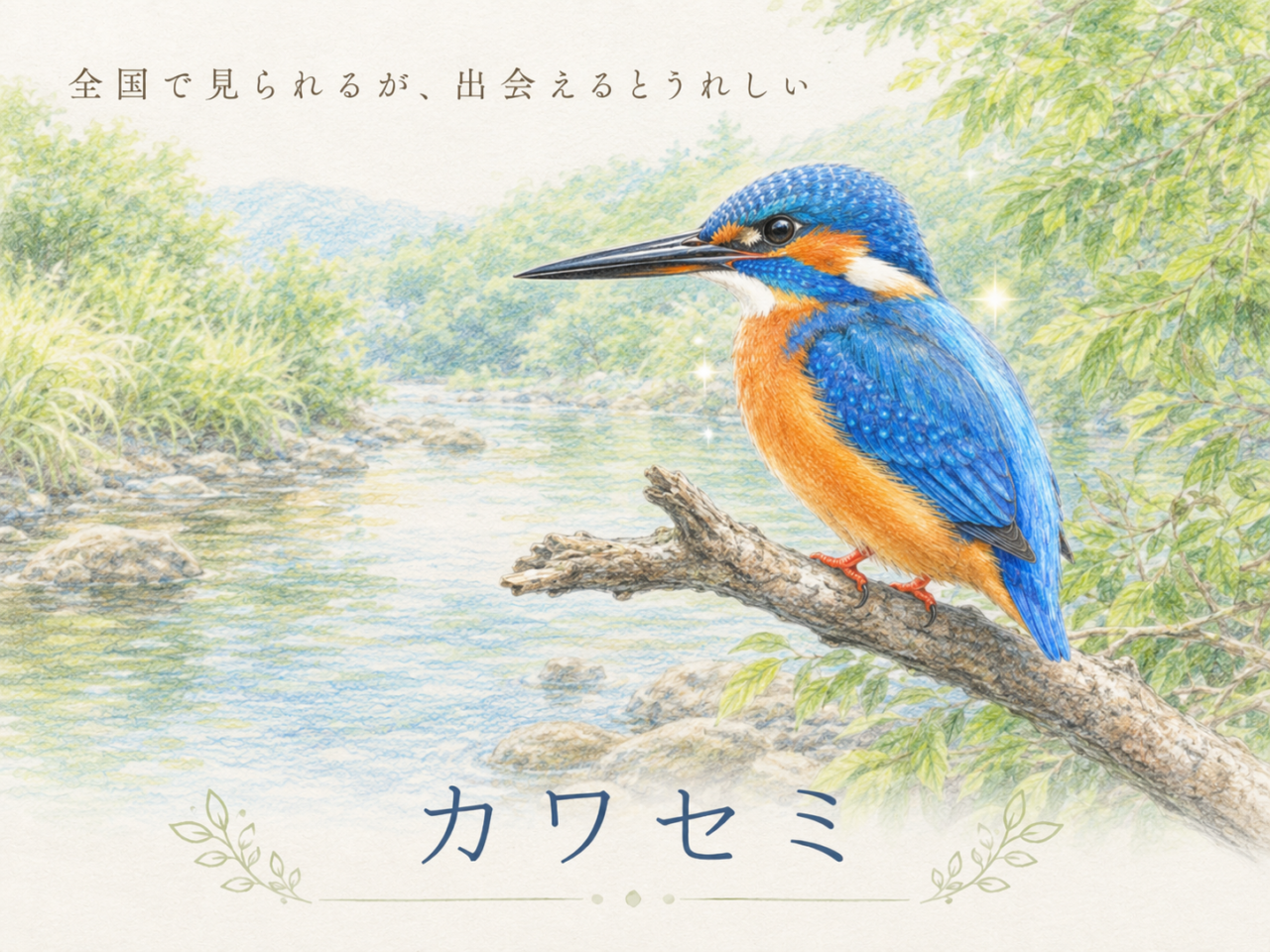 カワセミは珍しい鳥?身近だけど特別感のある野鳥