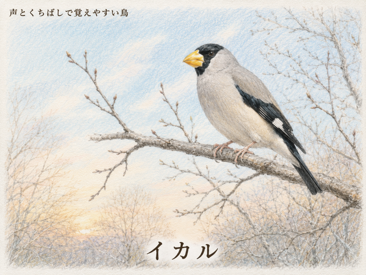 まとめ|イカルは声と黄色いくちばしで覚えたい林の野鳥
