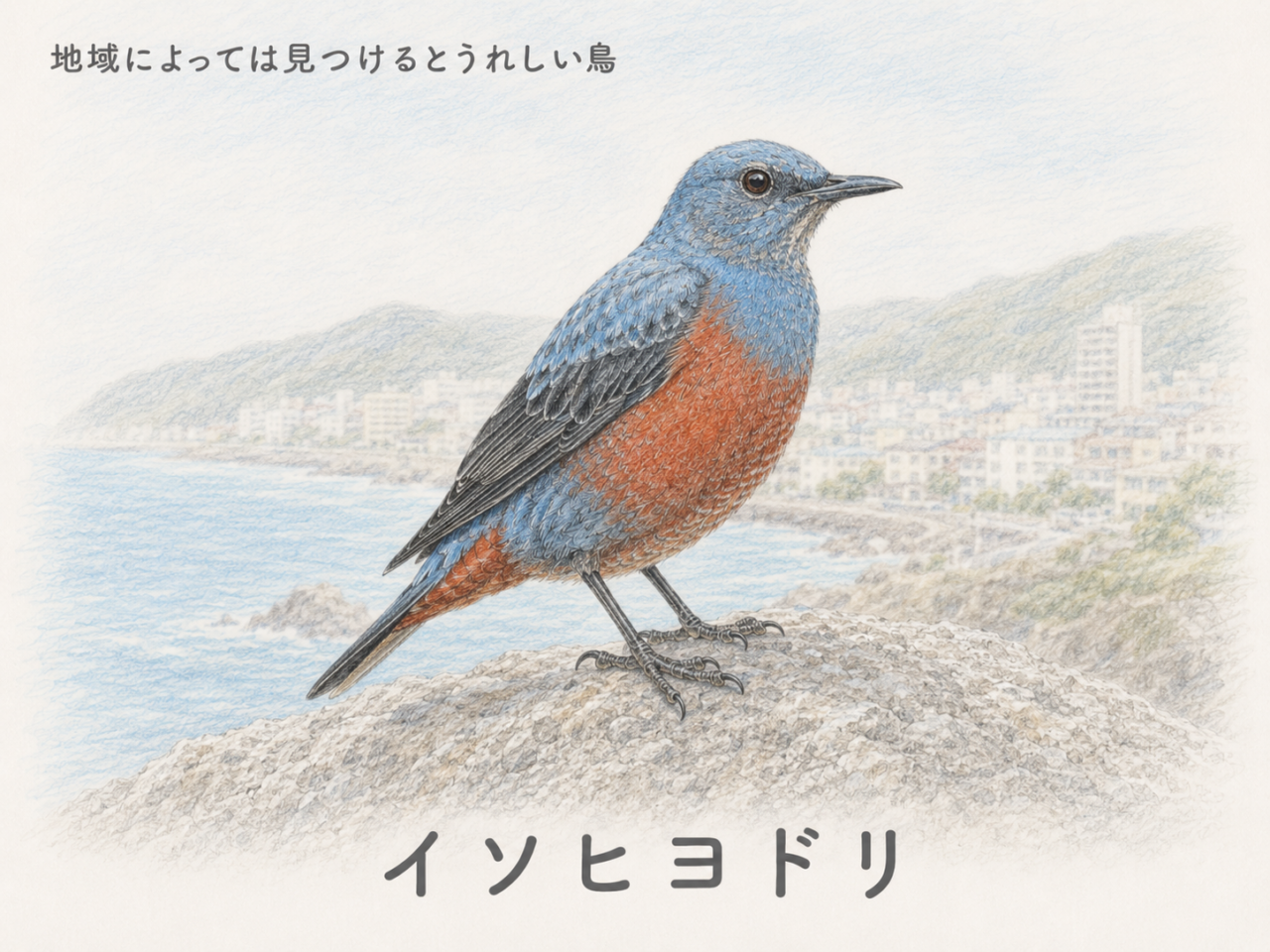 イソヒヨドリは珍しい鳥?