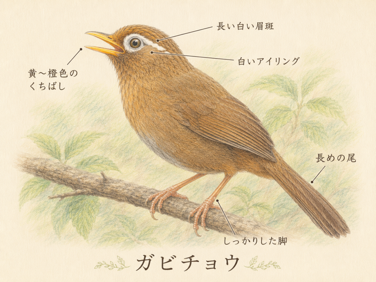 ガビチョウの特徴