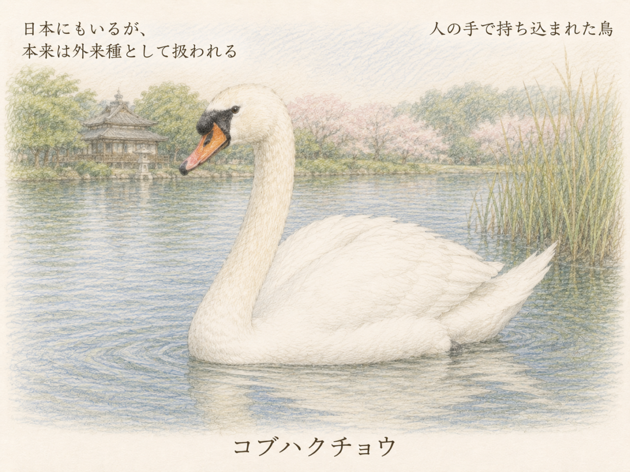 コブハクチョウは外来種?