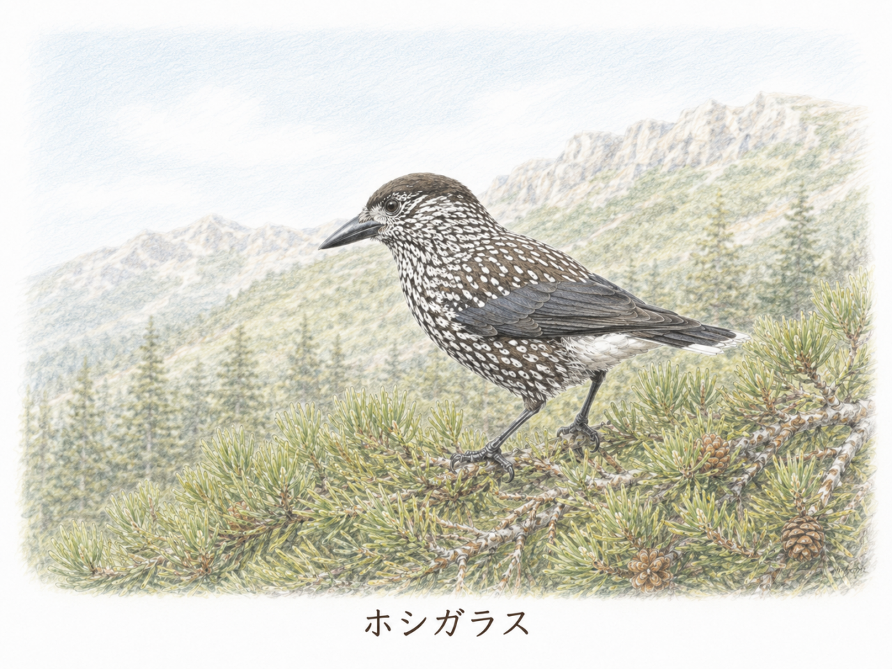 まとめ|ホシガラスは高山とハイマツを象徴する星模様の鳥