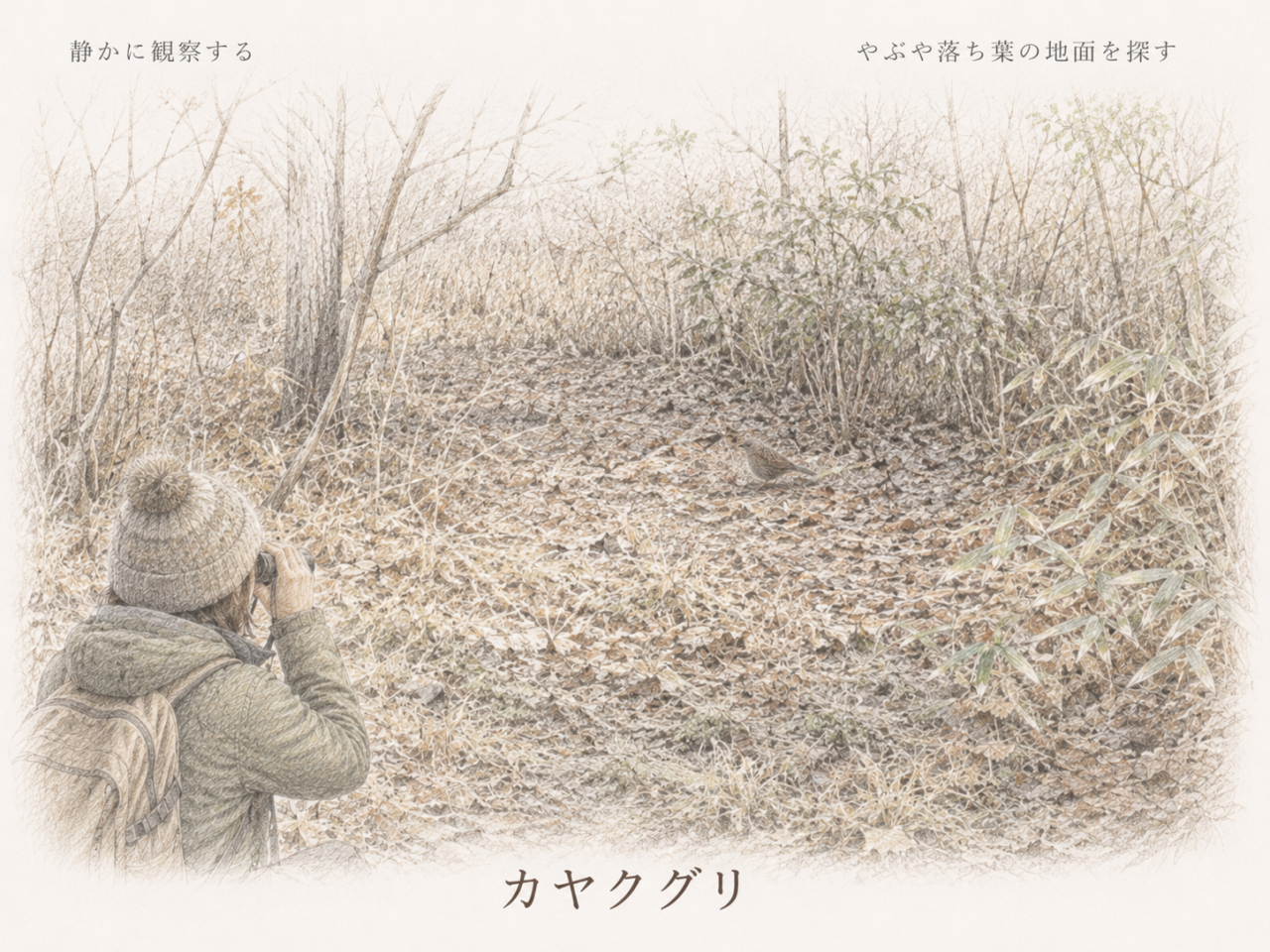 カヤクグリを観察するポイント