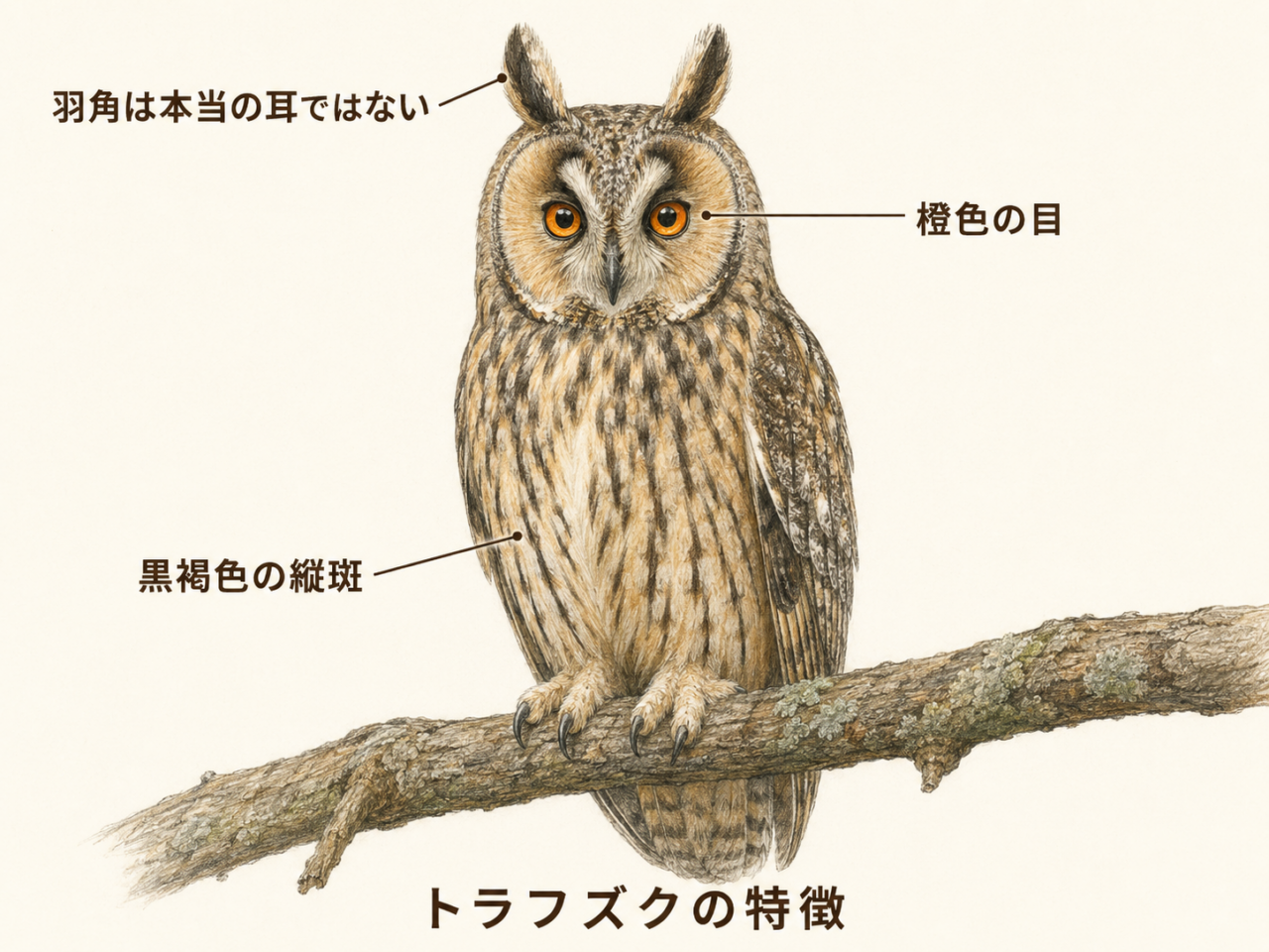 トラフズクの特徴
