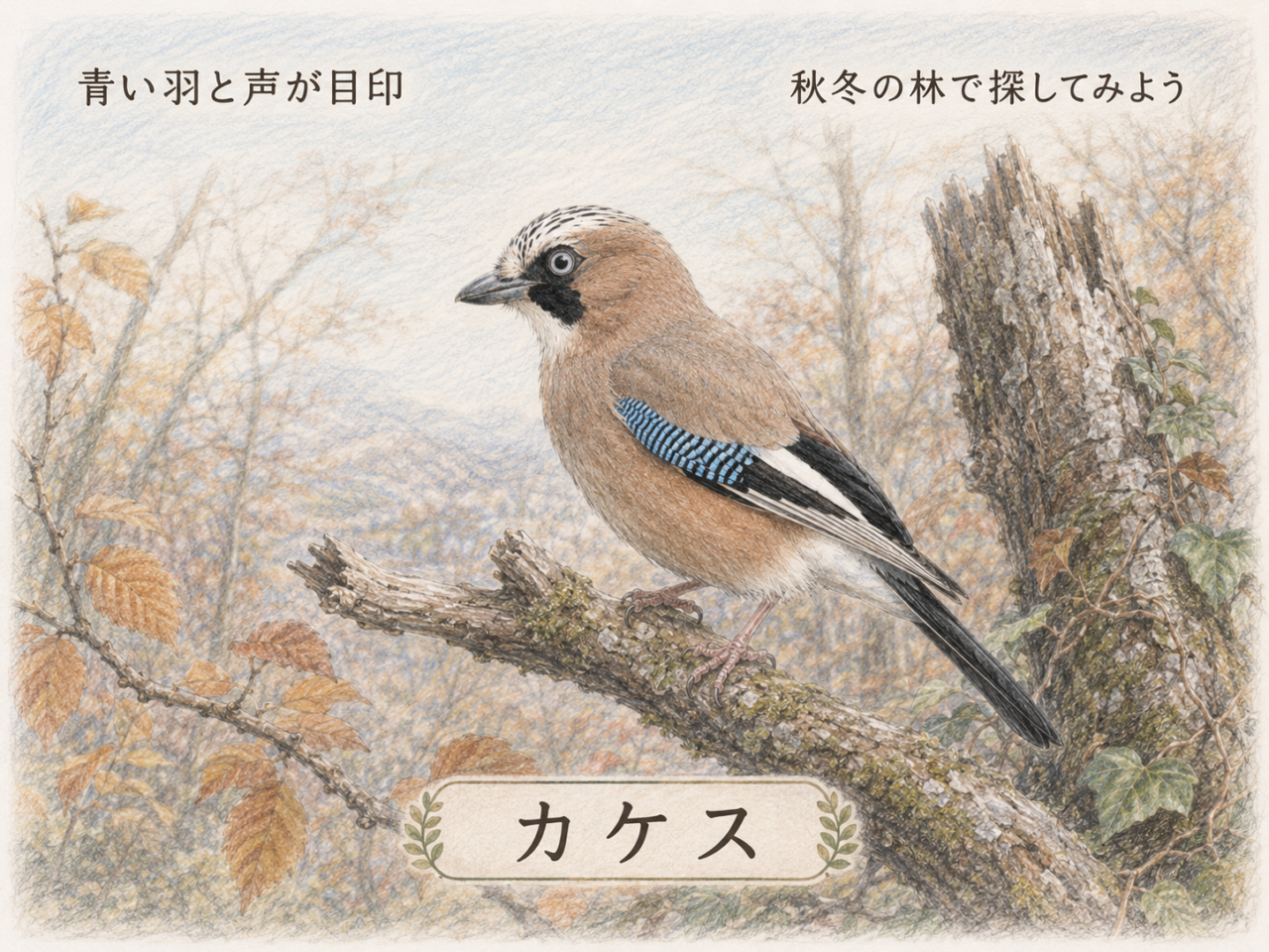 まとめ|カケスは声と青い羽で探す森の野鳥