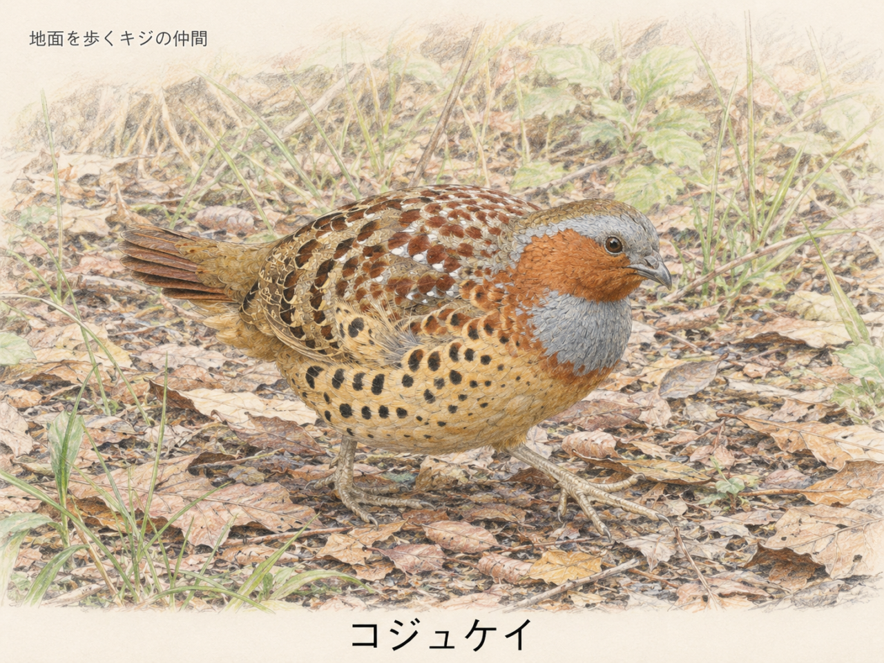 コジュケイとはどんな鳥?