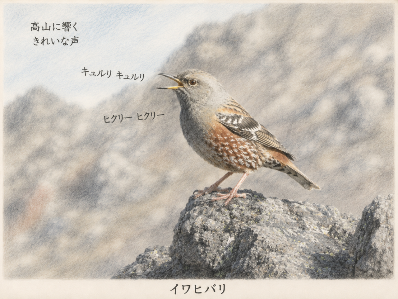 イワヒバリの鳴き声