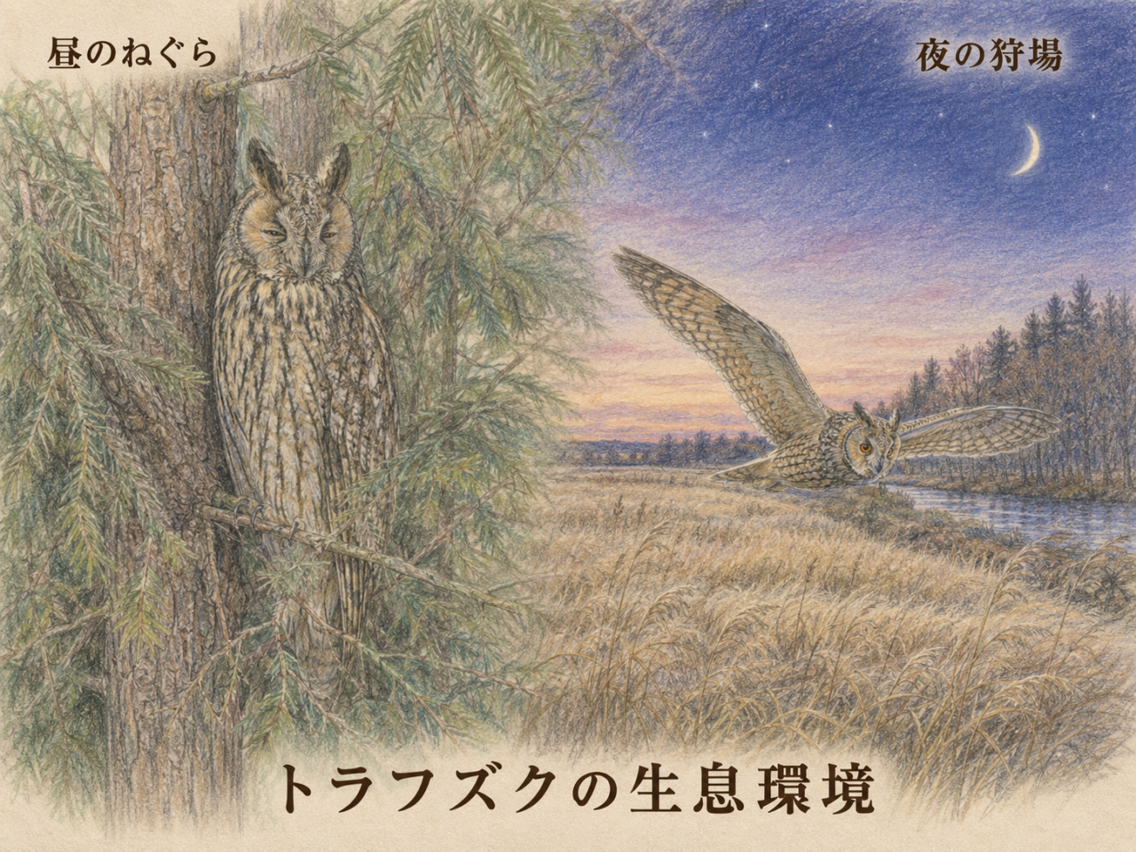 トラフズクの日本での生息地