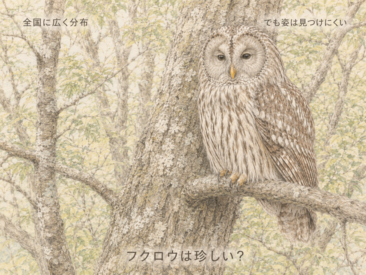フクロウは珍しい鳥?