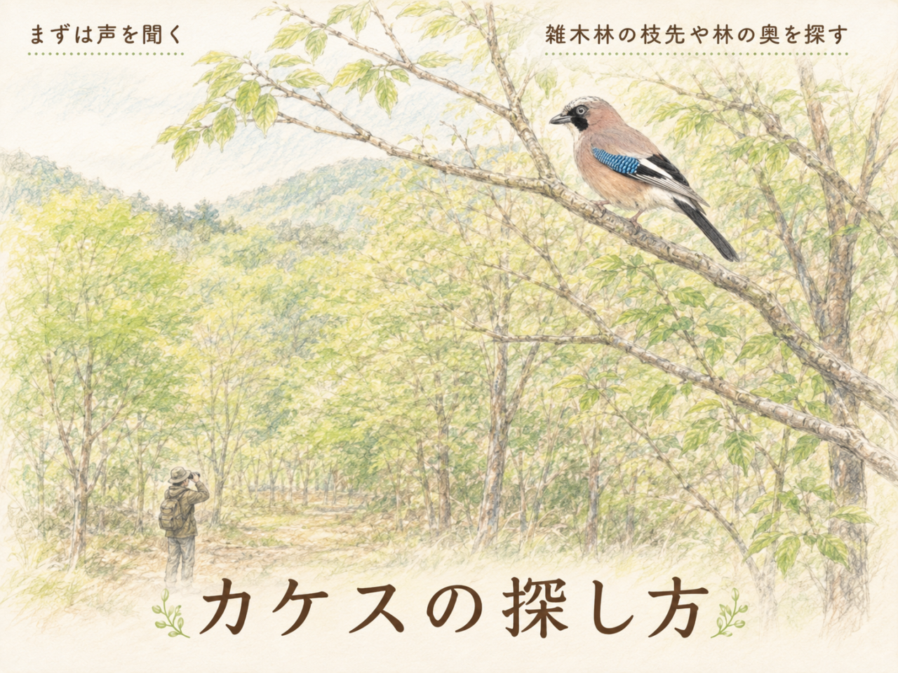カケスはどこにいる?初心者向けの探し方