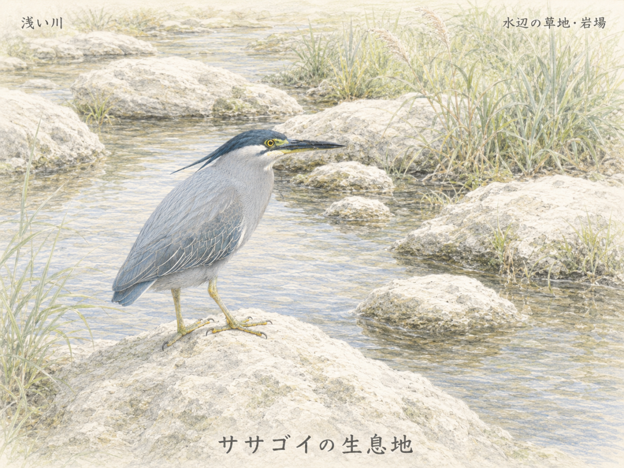 ササゴイの生息地|日本ではどこにいる?