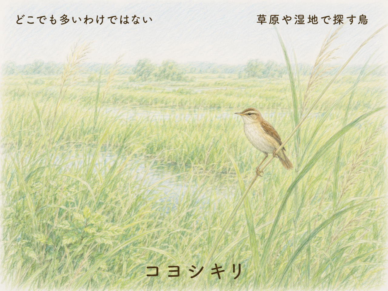 コヨシキリは珍しい鳥?