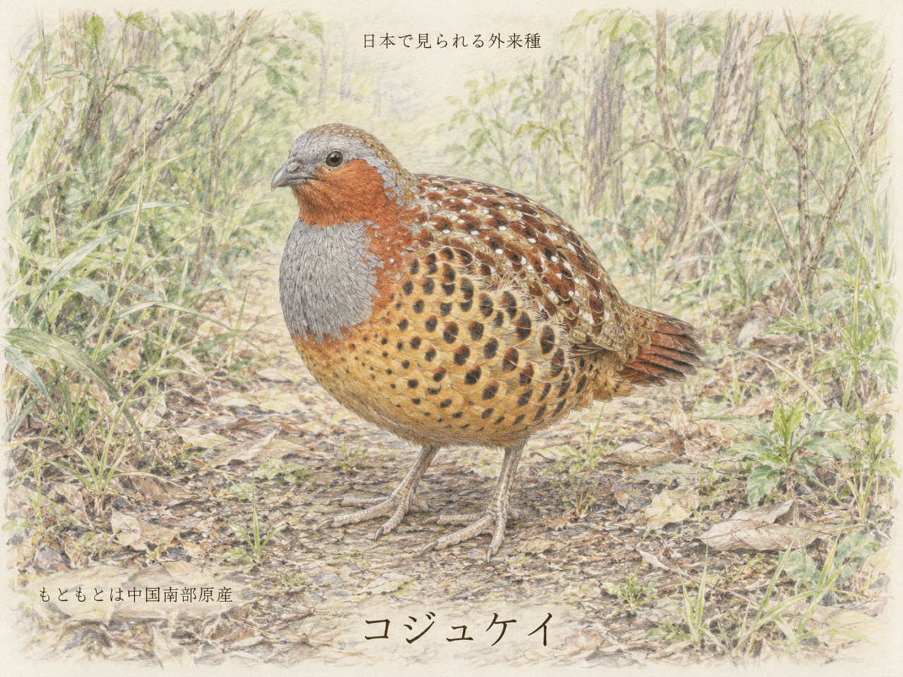 コジュケイは外来種?
