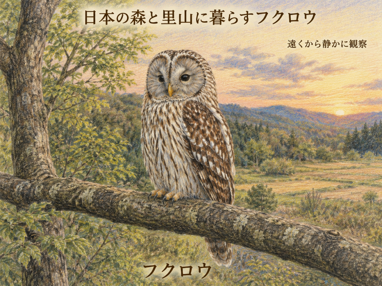 まとめ|フクロウは日本の森や里山に暮らす夜の猛禽類