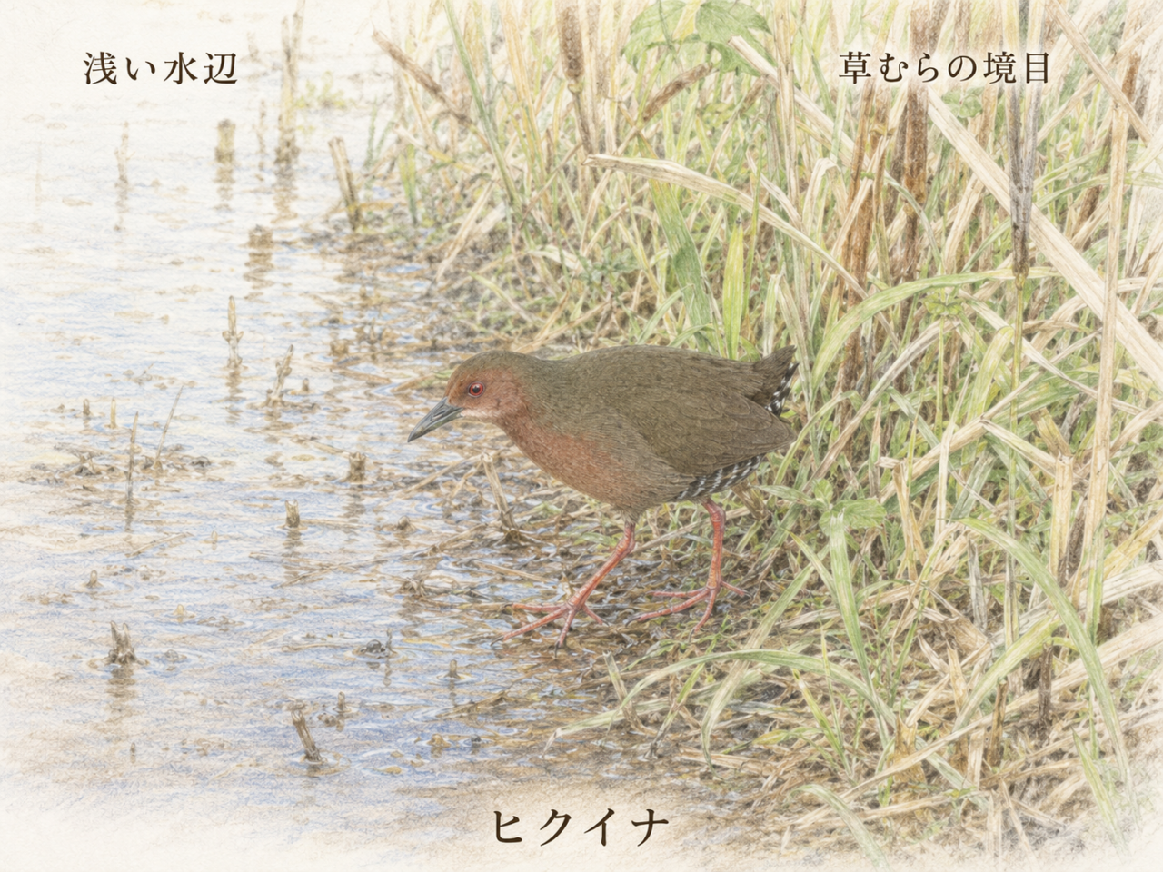 ヒクイナの生息地