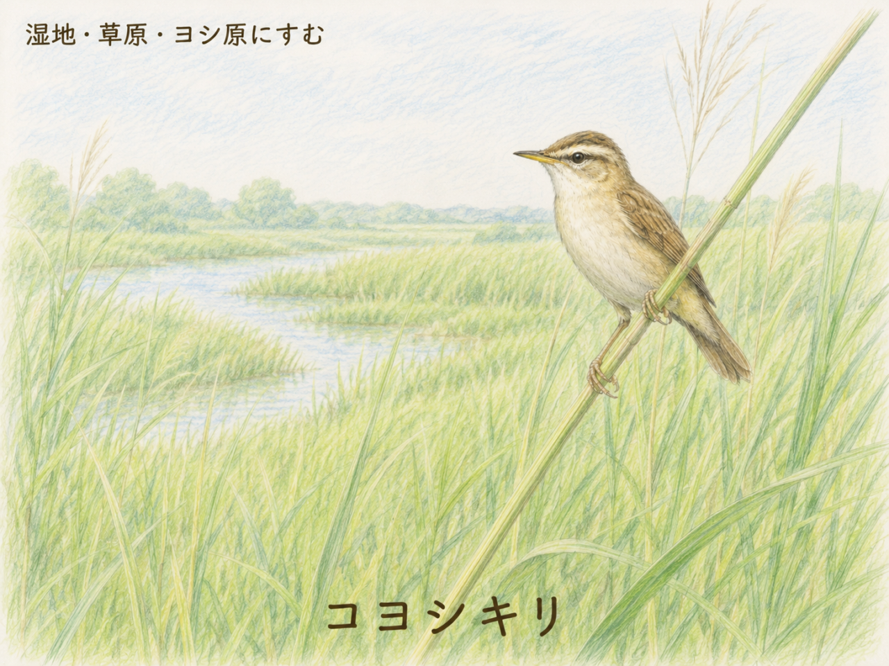 コヨシキリの生息地|日本ではどこにいる?