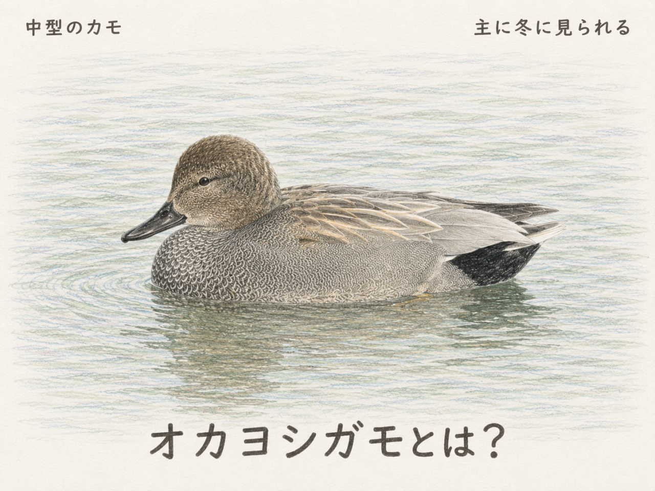 オカヨシガモとはどんな鳥?
