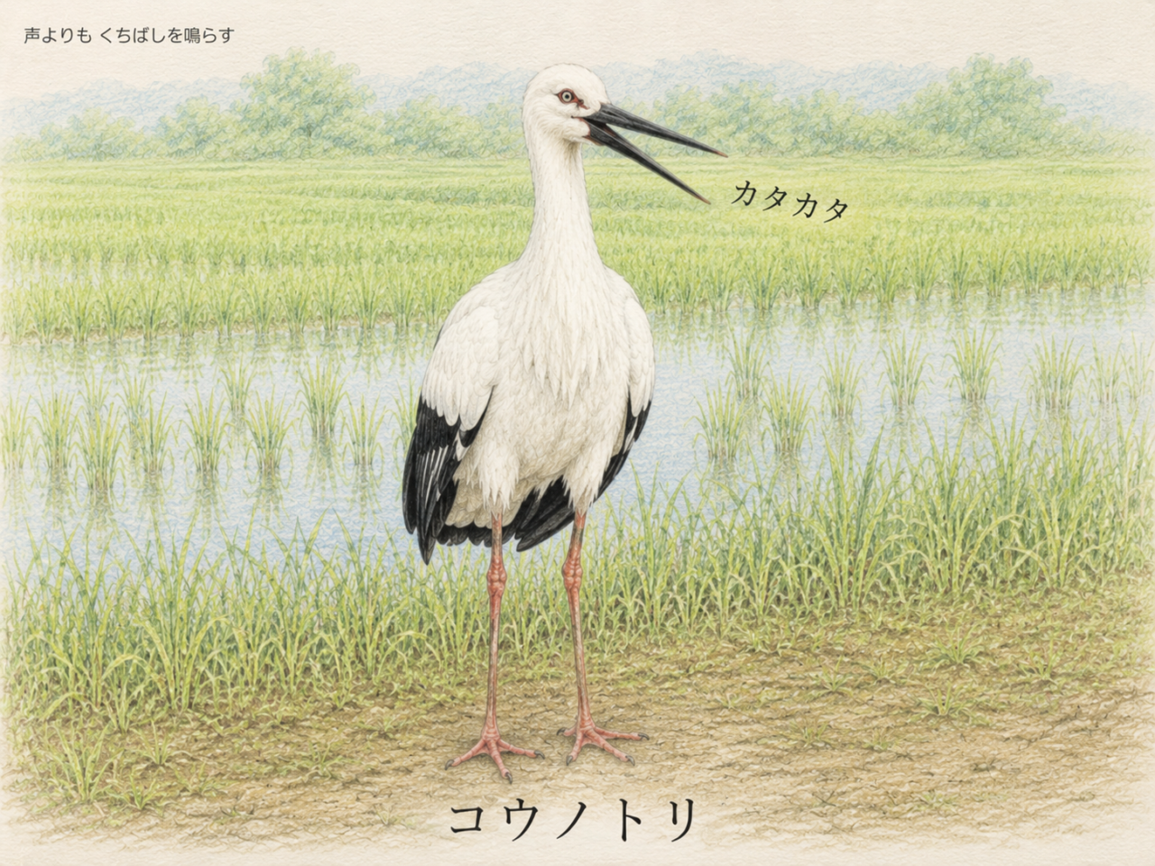 コウノトリの鳴き声｜本当に鳴くの？