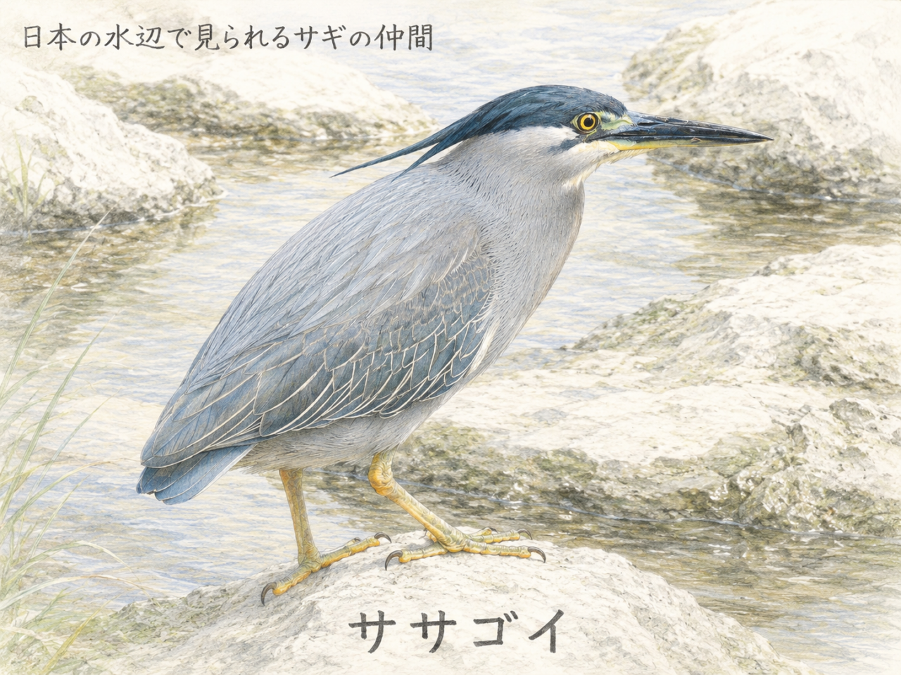 ササゴイとは?日本で見られる生息地・特徴・鳴き声・季節・釣り行動まで初心者向けに解説