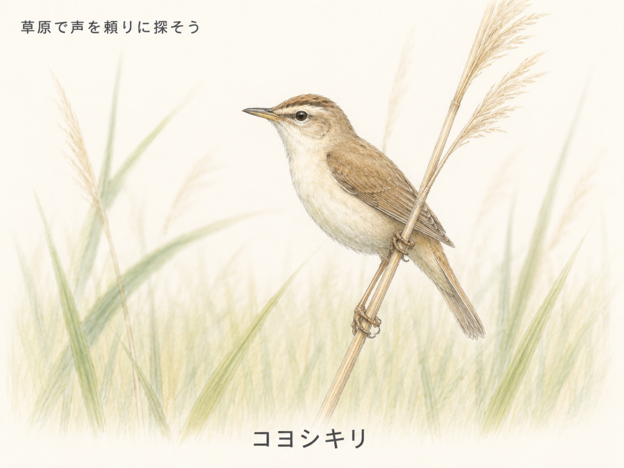 まとめ|コヨシキリは声で探す夏の草原の小鳥