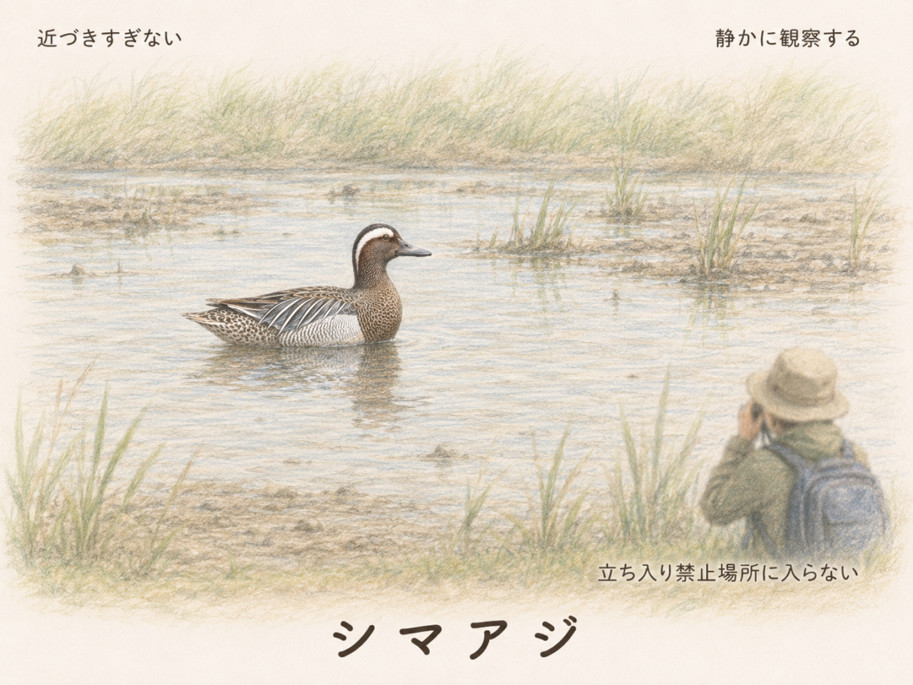観察するときのマナー