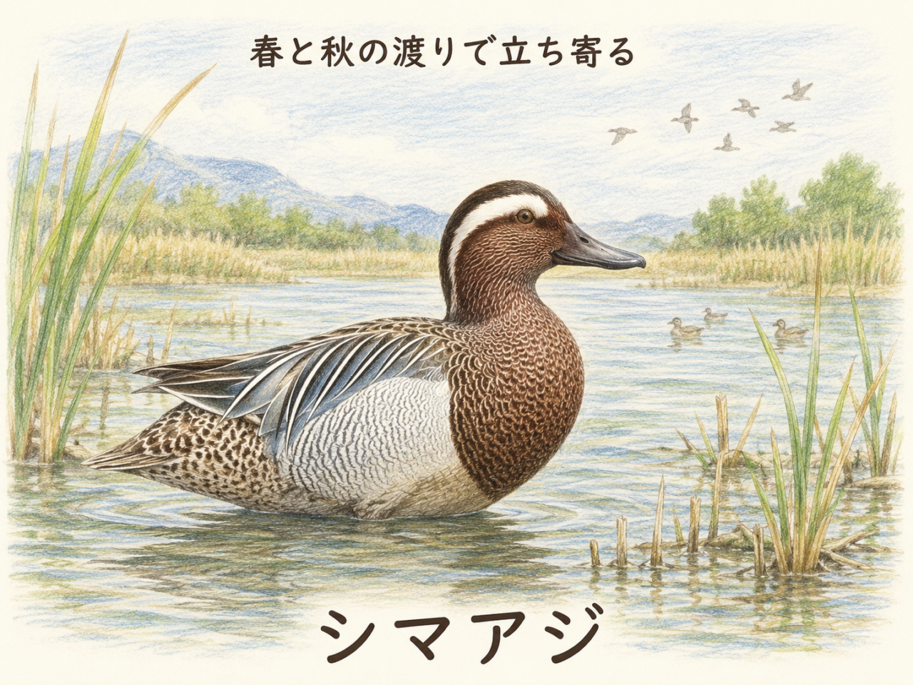 シマアジの渡り