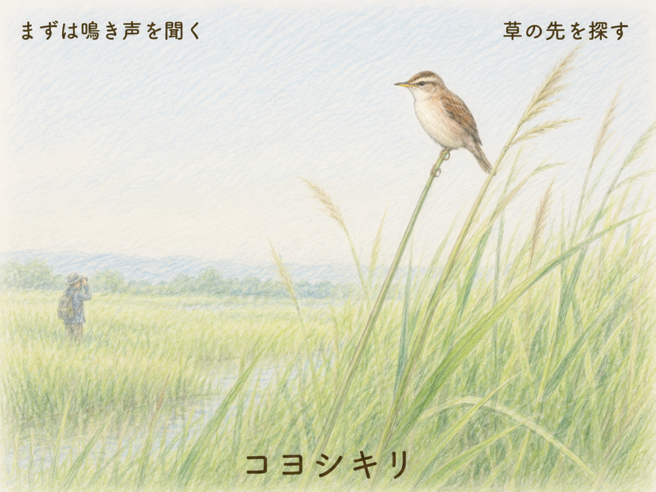 コヨシキリはどこにいる?探し方のコツ