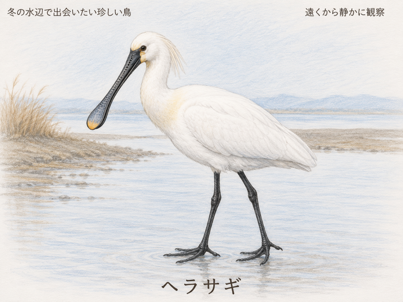 まとめ｜ヘラサギは日本の冬の水辺で出会いたい珍しい鳥