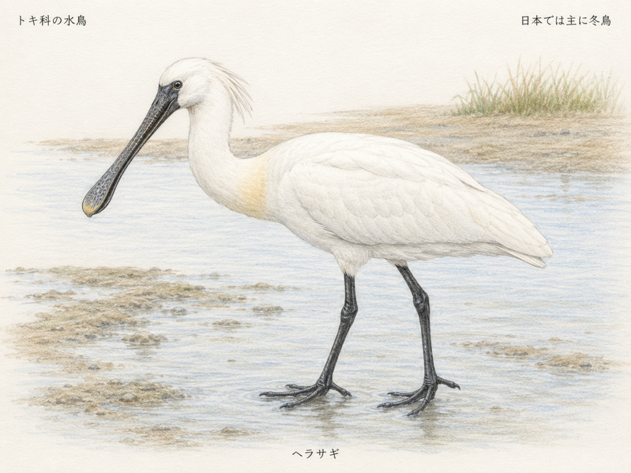 ヘラサギとはどんな鳥？