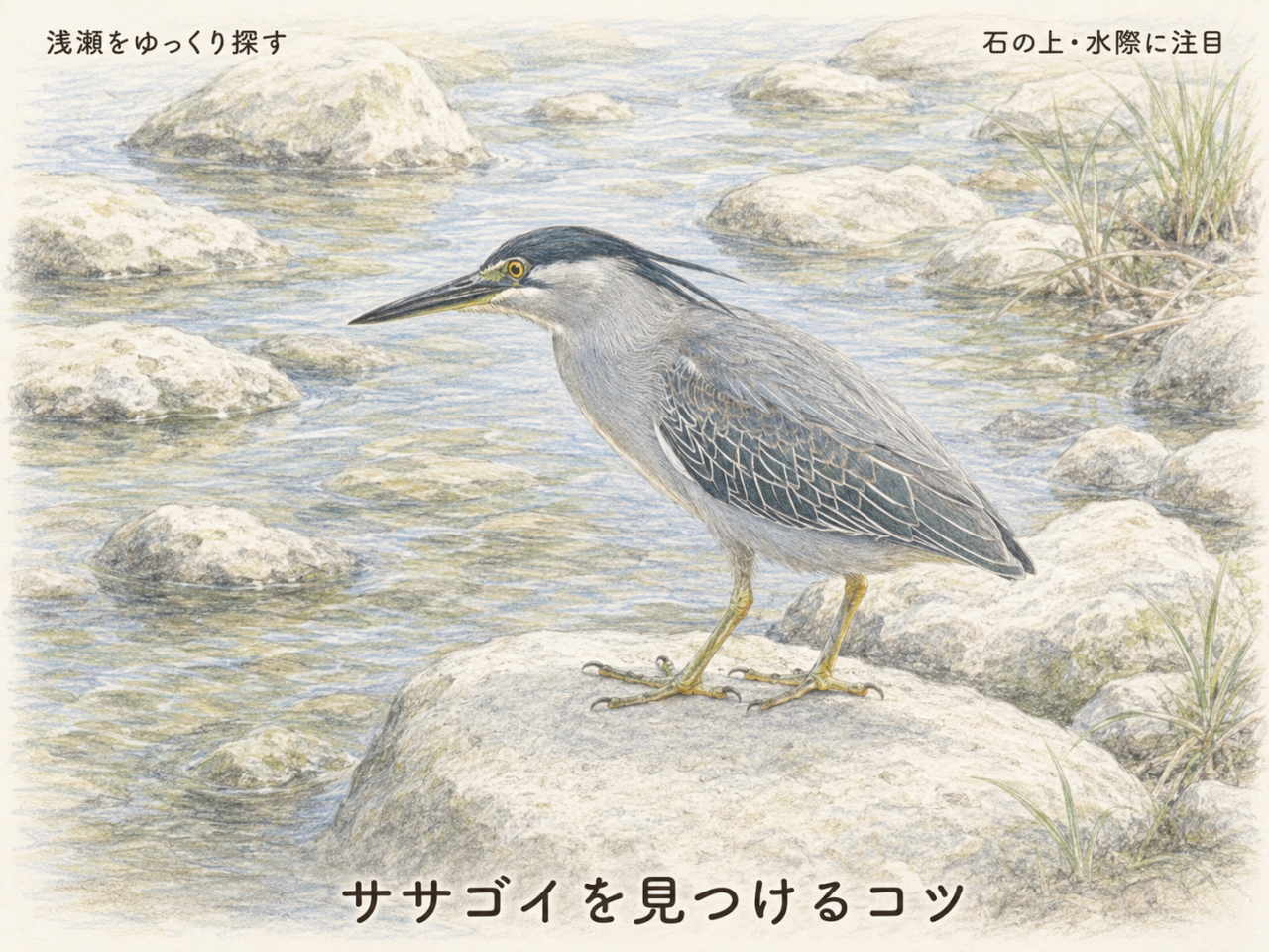 ササゴイはどこにいる?見つけるコツ