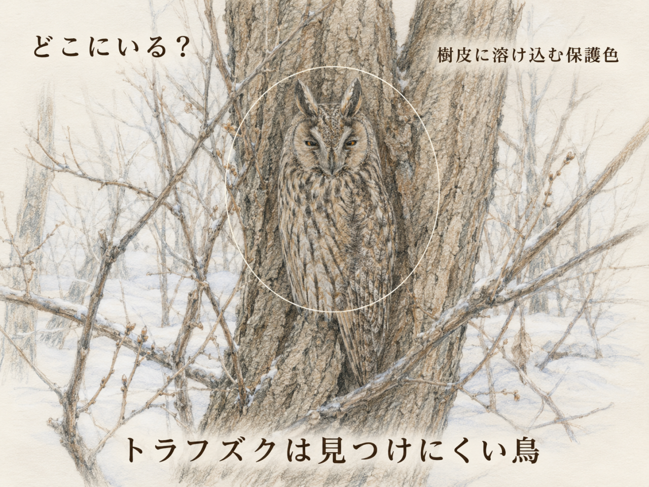 トラフズクは珍しい鳥?