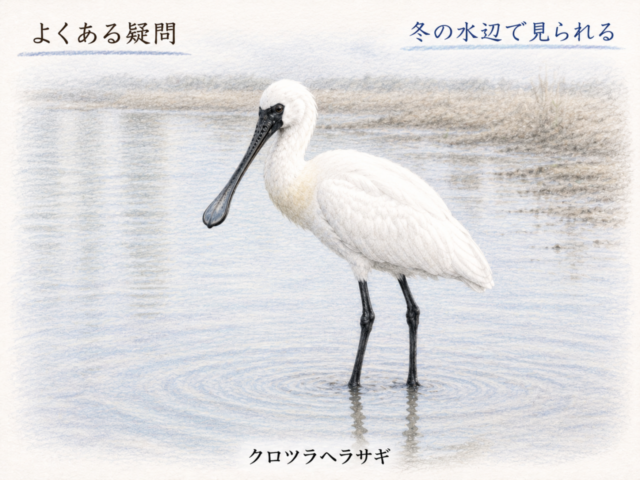 クロツラヘラサギに関するよくある疑問