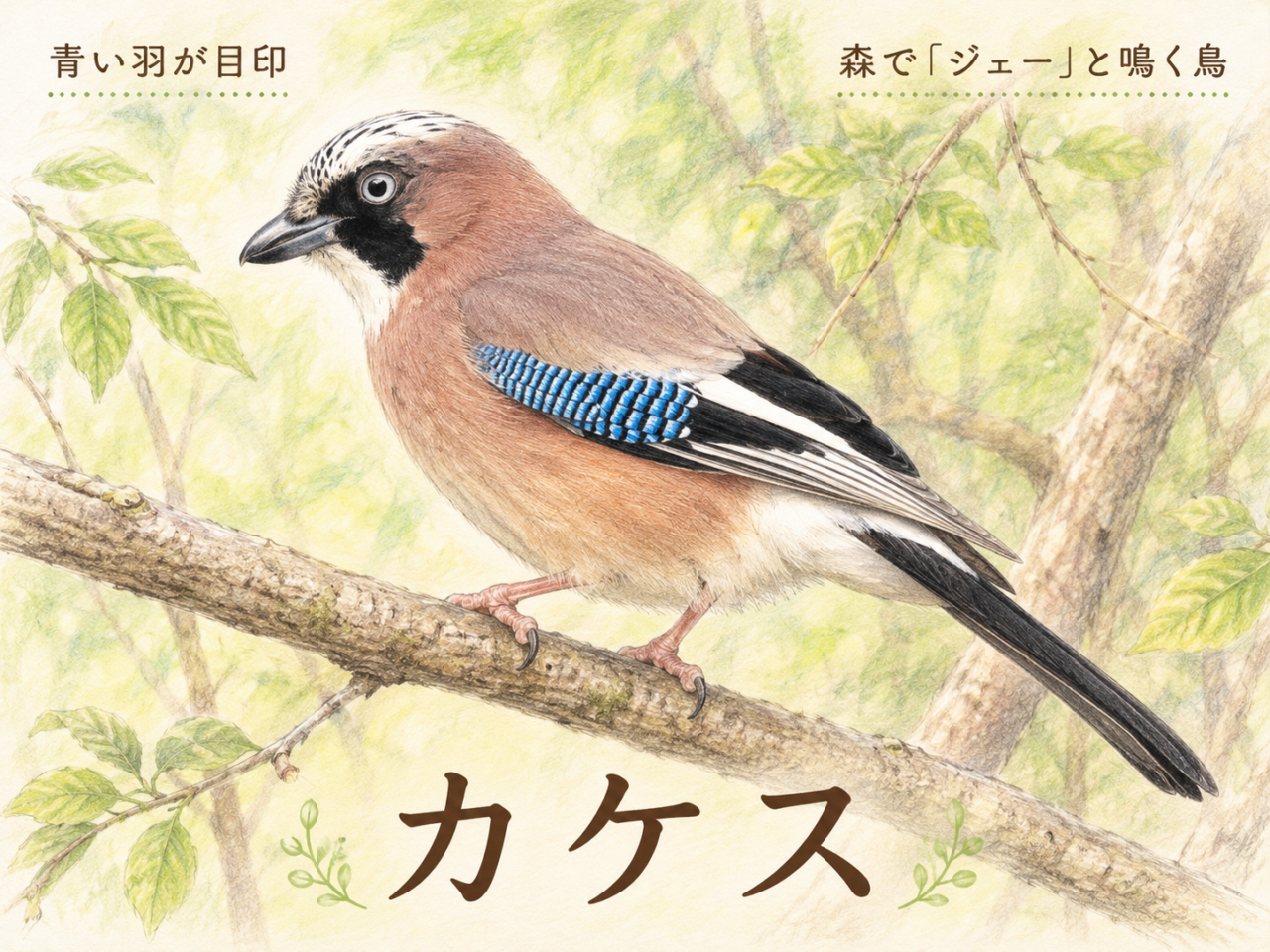 カケスとは?日本での生息地・鳴き声・特徴・食べ物・冬の見つけ方を初心者向けに解説