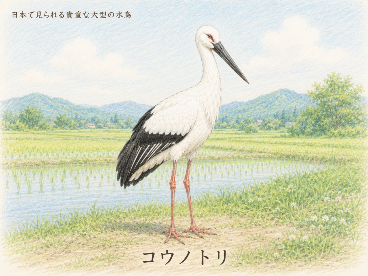 まとめ｜コウノトリは日本で復活しつつある貴重な大型水鳥