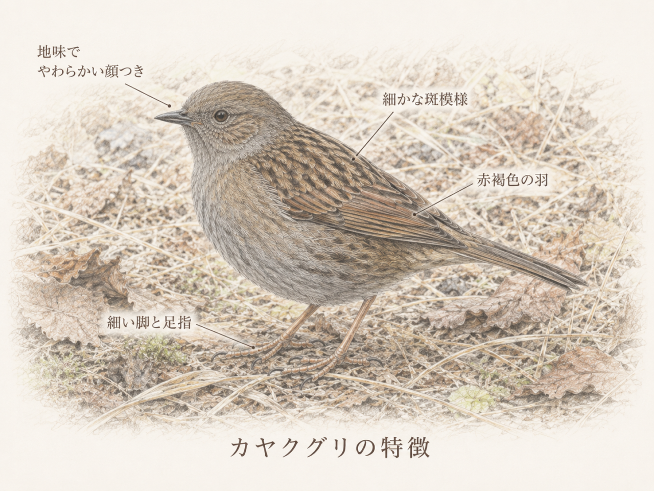 カヤクグリの特徴