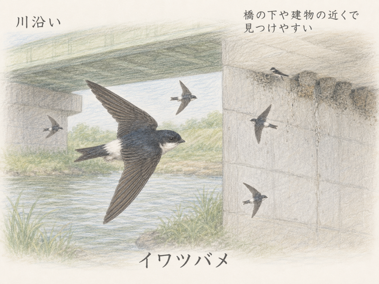 イワツバメの生息地｜日本ではどこにいる？