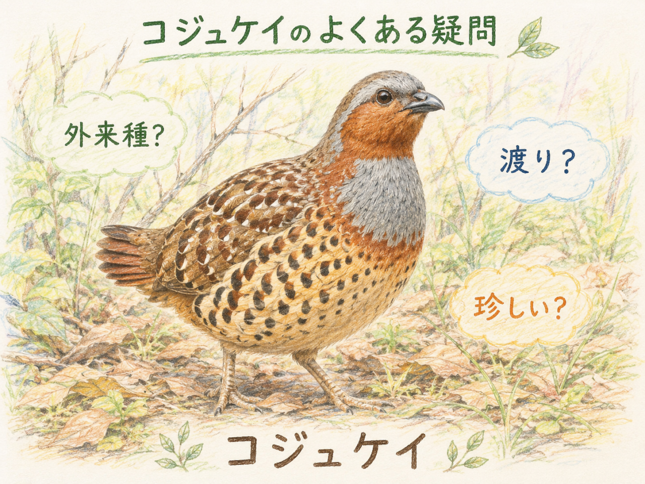 コジュケイのよくある質問