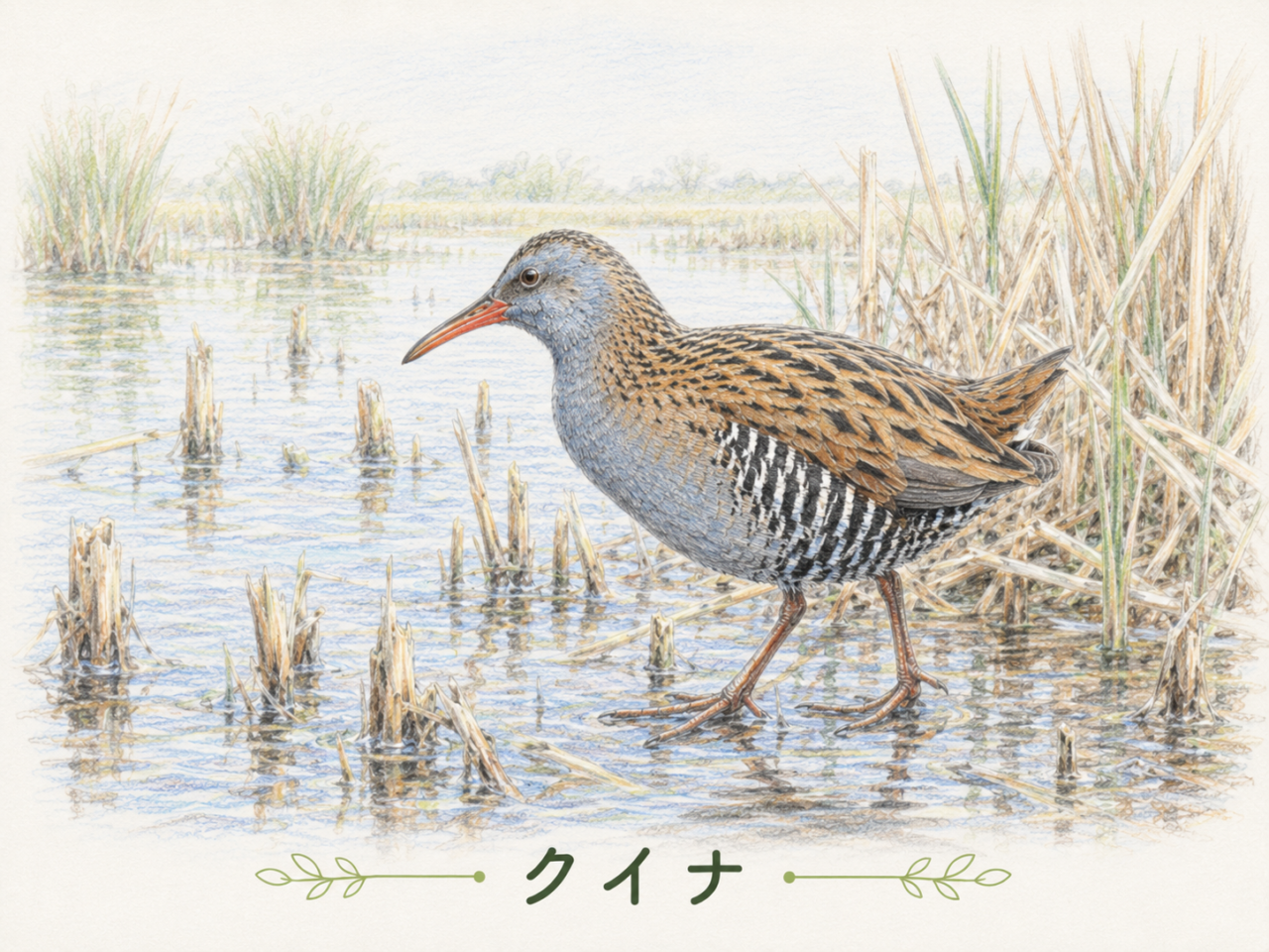 まとめ｜クイナは水辺の草むらに隠れる日本の野鳥