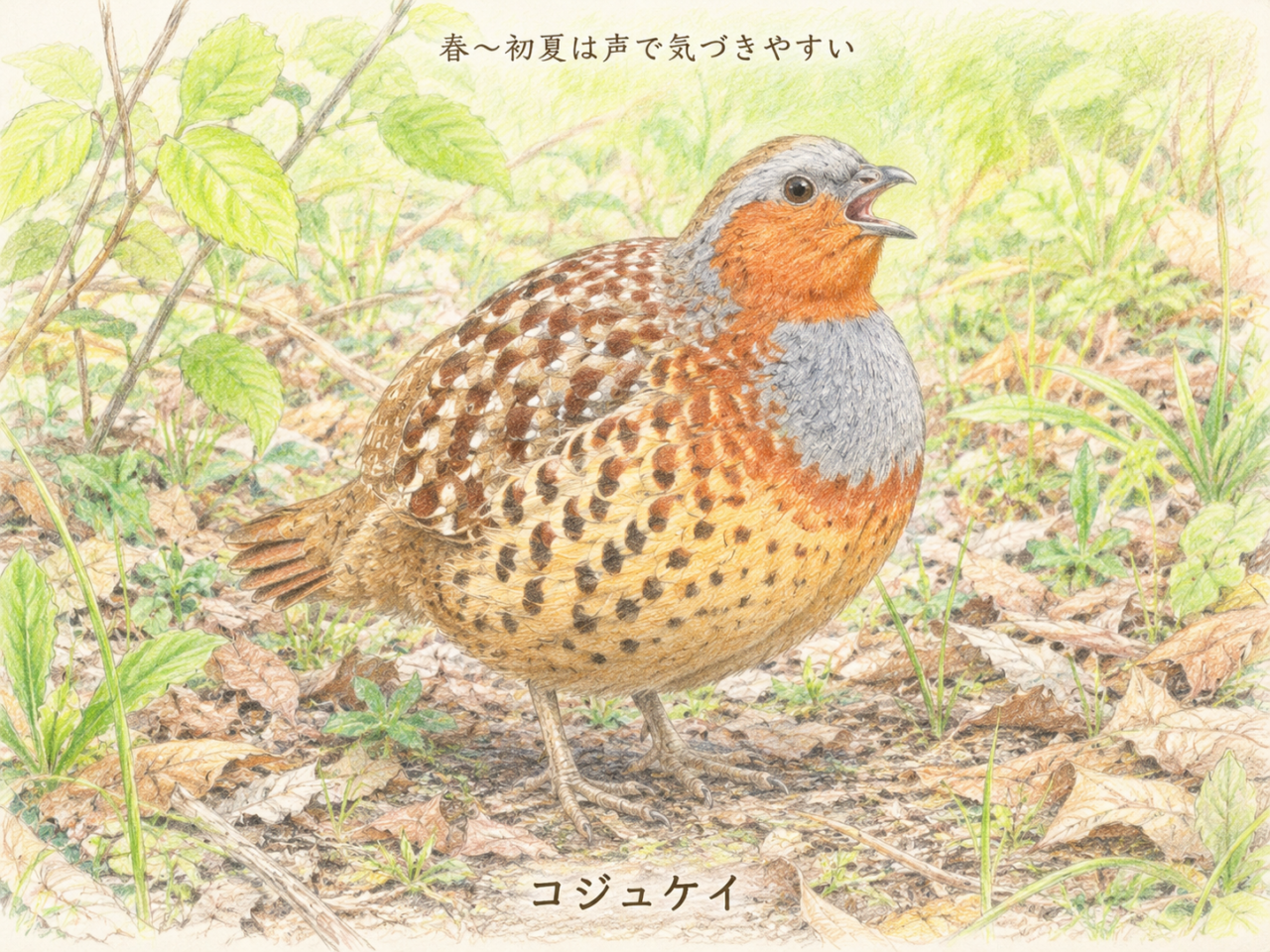 コジュケイの季節