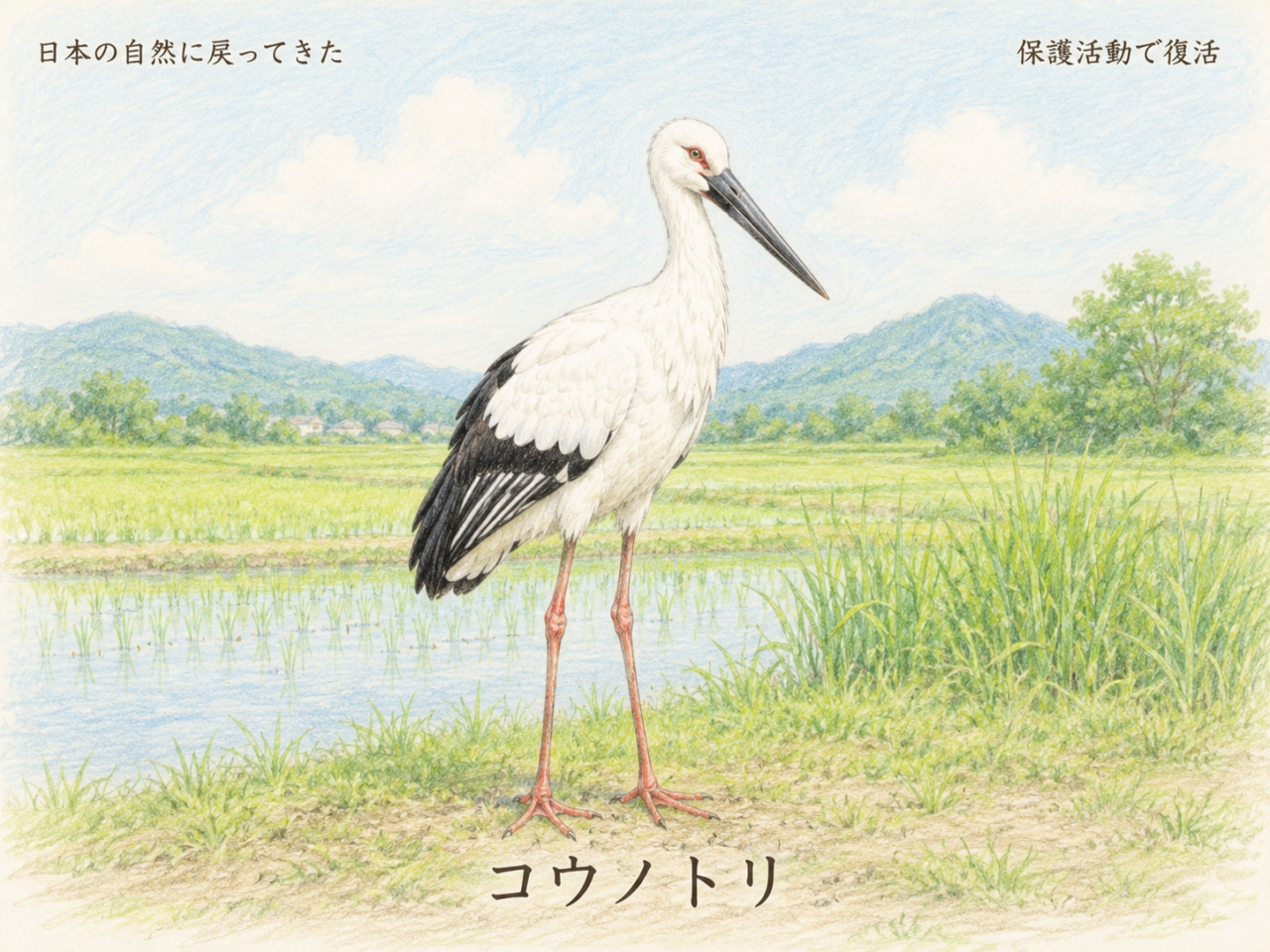 コウノトリの絶滅と復活｜なぜ日本で姿を消したのか