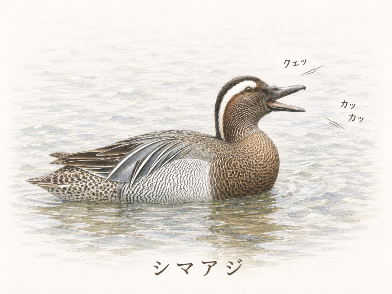 シマアジの鳴き声