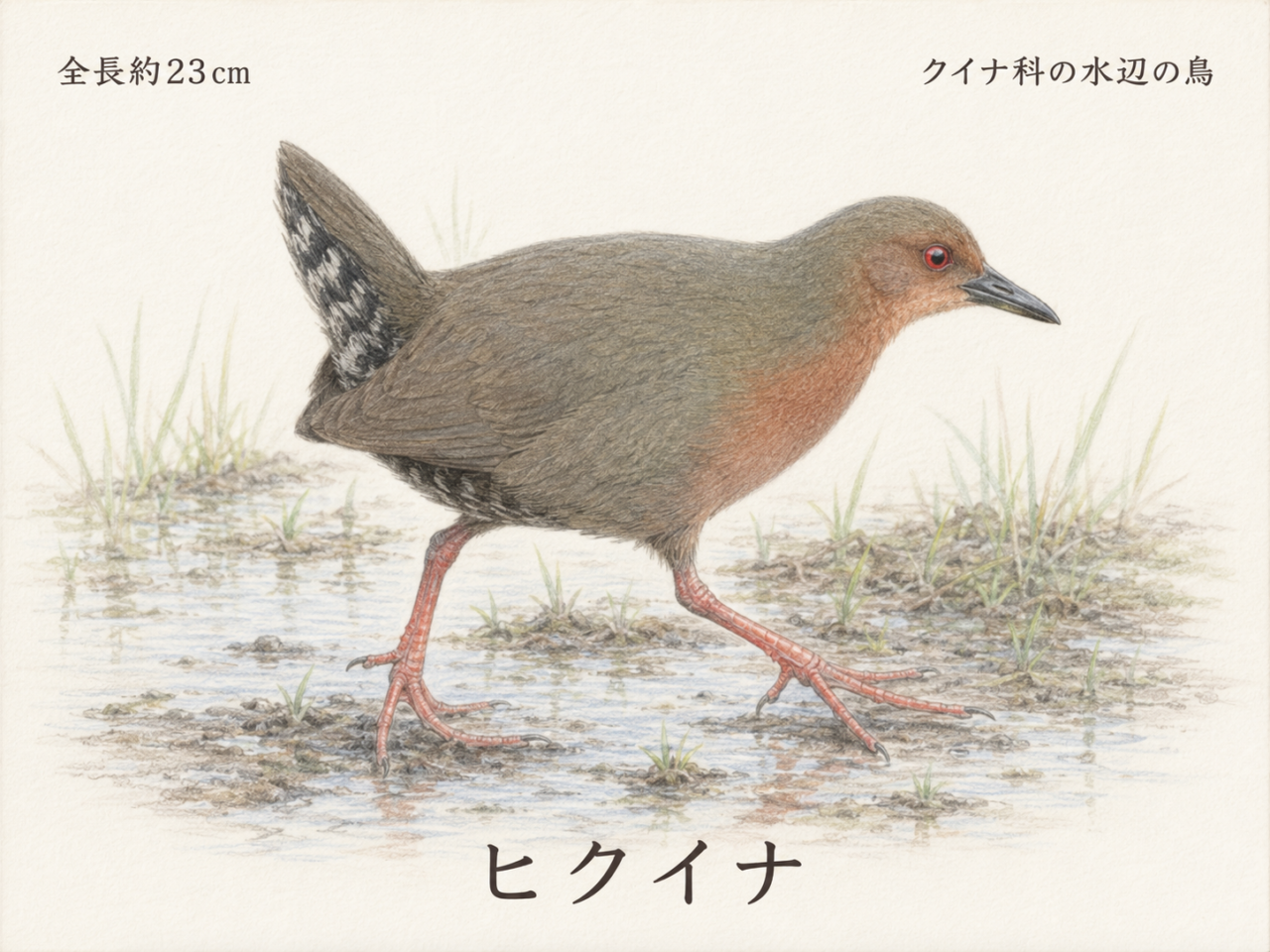 ヒクイナとはどんな鳥?