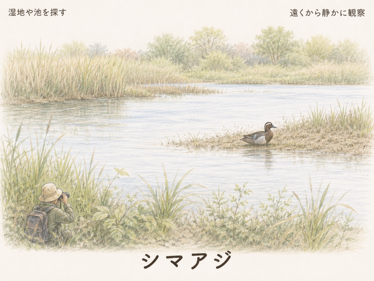 シマアジを探すコツ